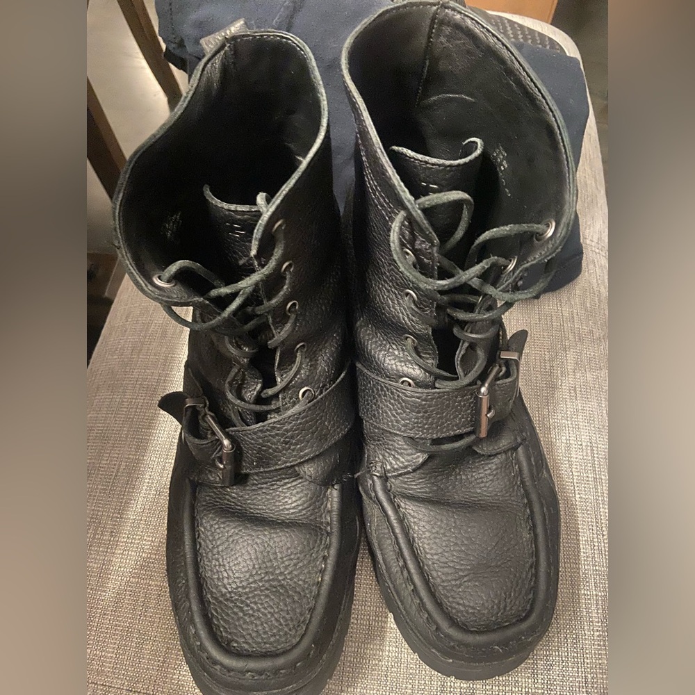 Men’s black Polo Ralph Lauren boots size 11